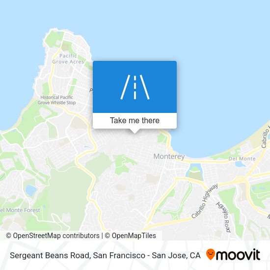 Mapa de Sergeant Beans Road
