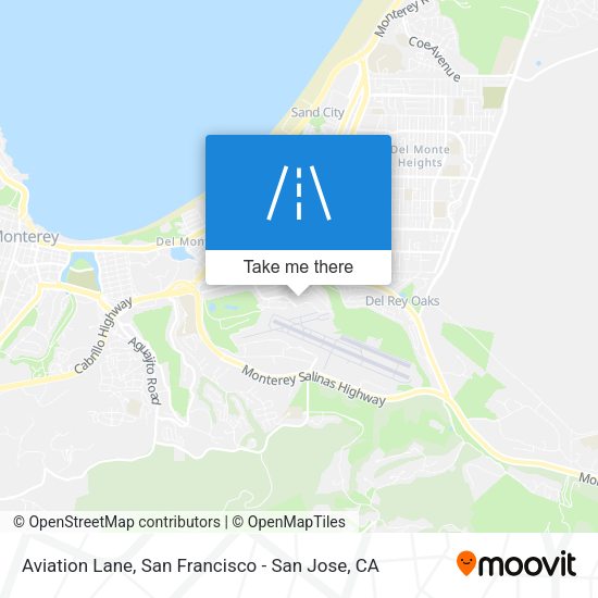 Mapa de Aviation Lane