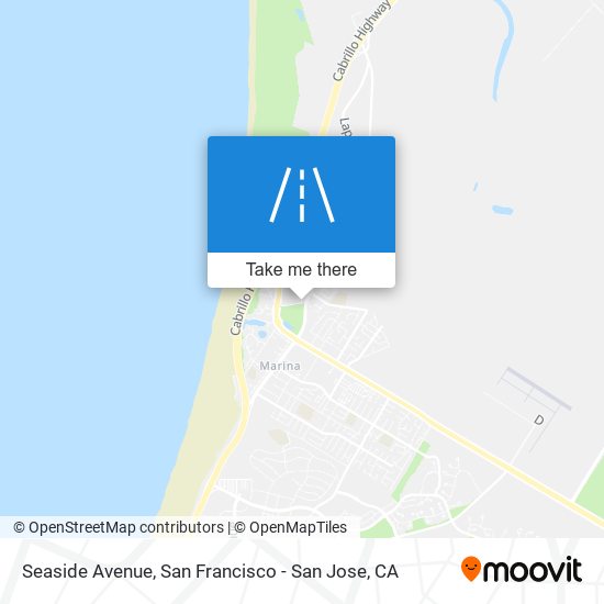 Seaside Avenue map