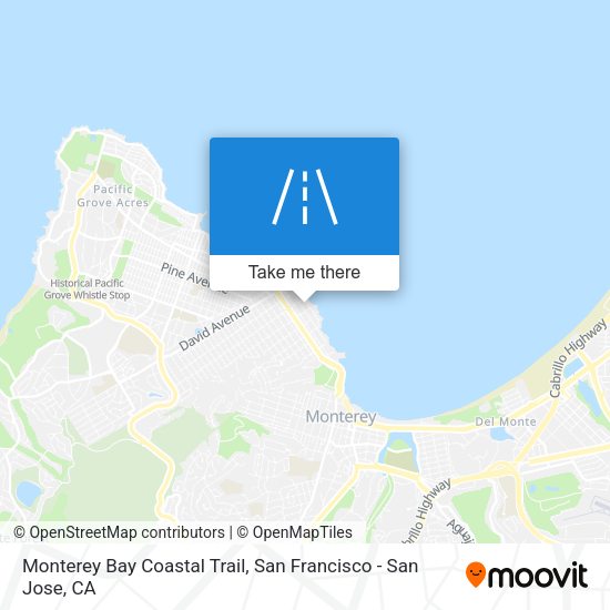 Monterey Bay Coastal Trail map