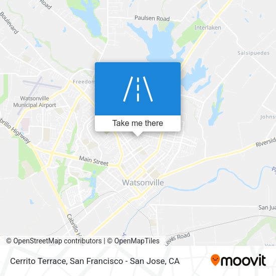 Cerrito Terrace map