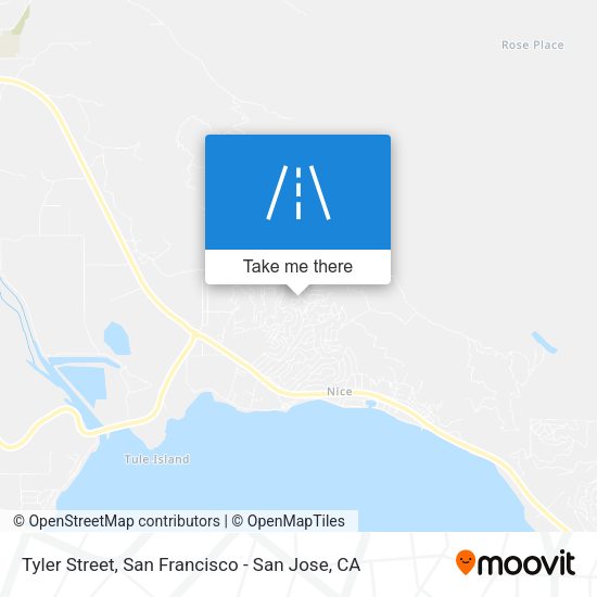 Tyler Street map