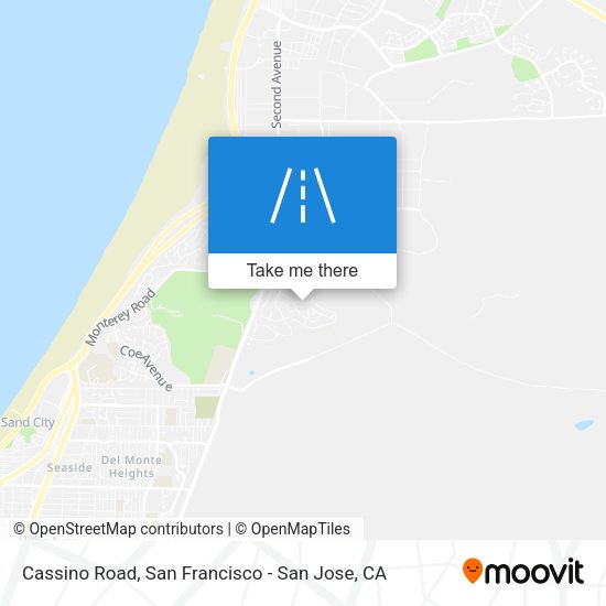 Mapa de Cassino Road