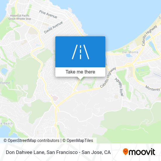 Mapa de Don Dahvee Lane