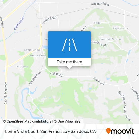 Mapa de Loma Vista Court