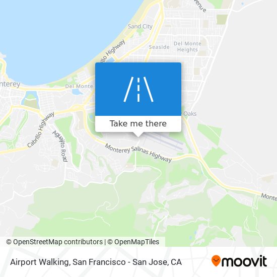 Airport Walking map