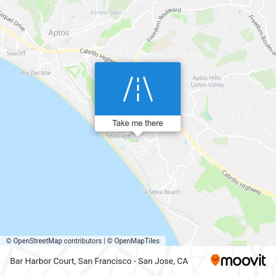 Bar Harbor Court map