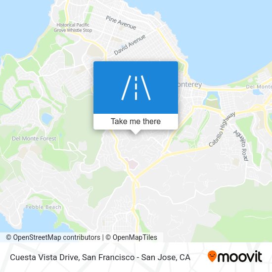 Mapa de Cuesta Vista Drive