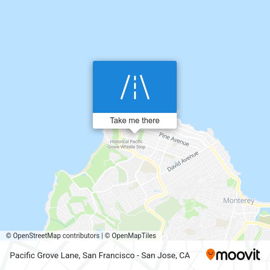 Mapa de Pacific Grove Lane