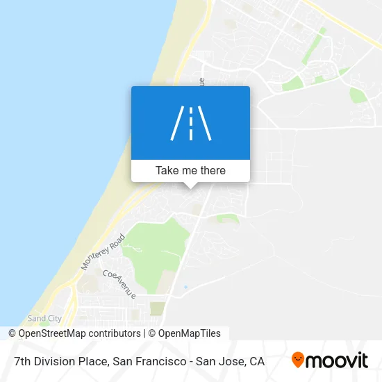 7th Division Place map