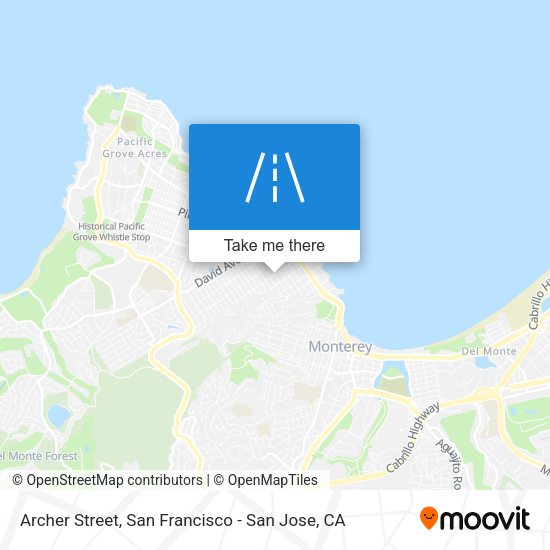 Mapa de Archer Street