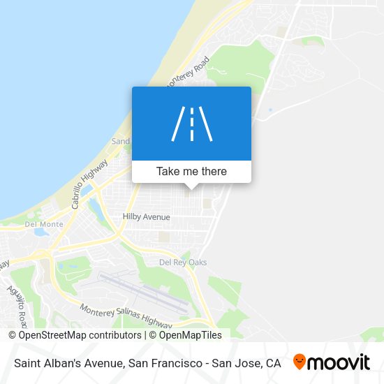 Saint Alban's Avenue map