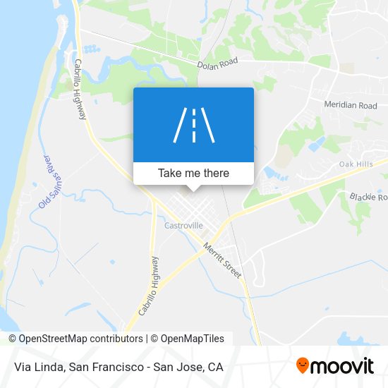 Mapa de Via Linda