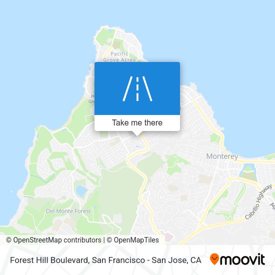 Forest Hill Boulevard map