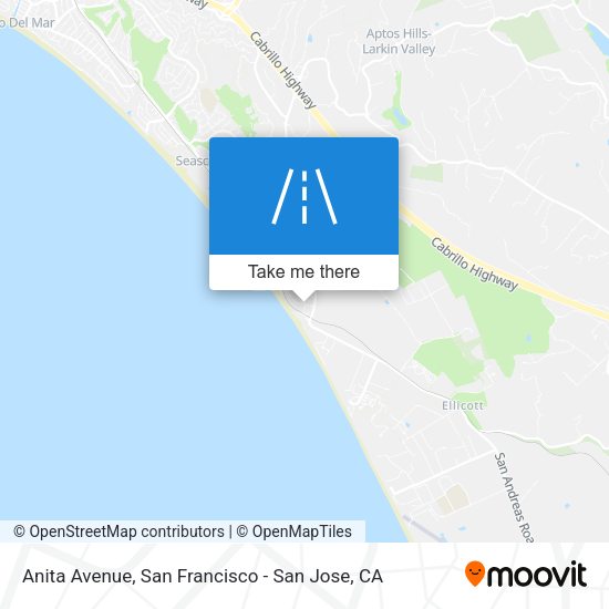 Mapa de Anita Avenue