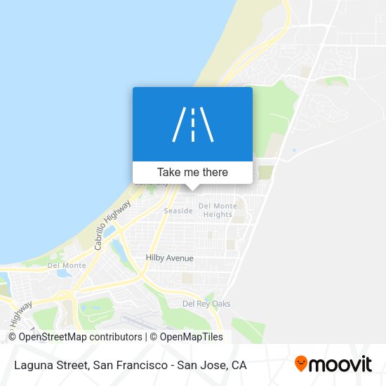 Mapa de Laguna Street