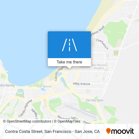 Mapa de Contra Costa Street