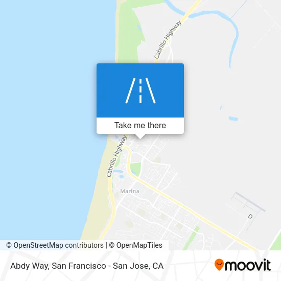 Abdy Way map