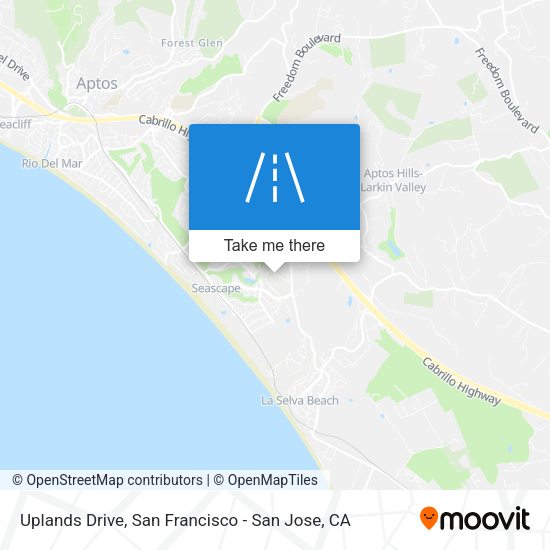 Mapa de Uplands Drive