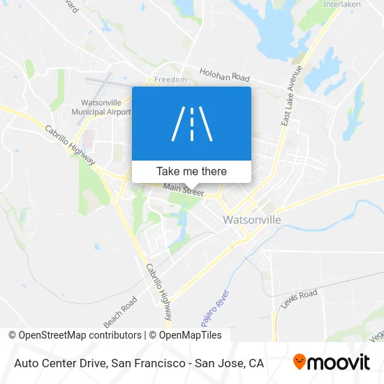 Auto Center Drive map