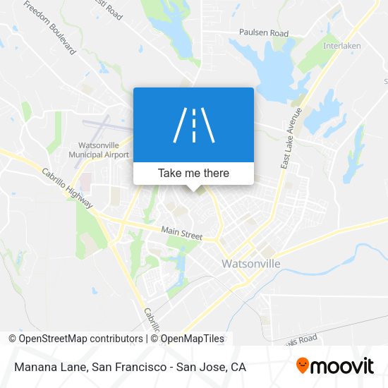 Mapa de Manana Lane