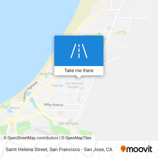 Saint Helena Street map