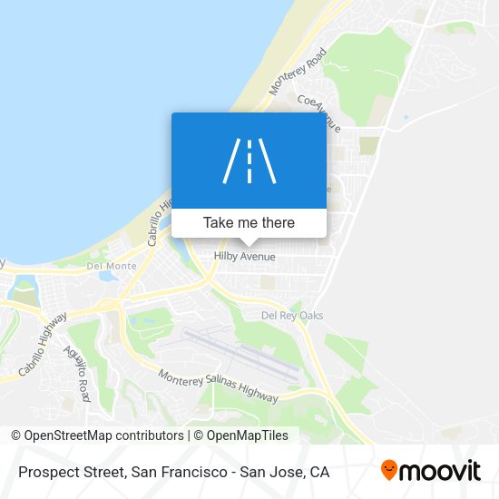 Prospect Street map