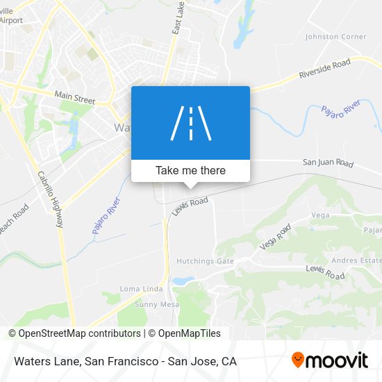 Mapa de Waters Lane