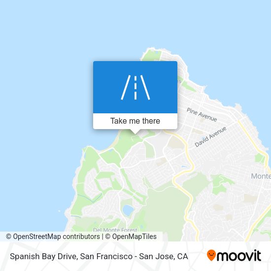 Spanish Bay Drive map