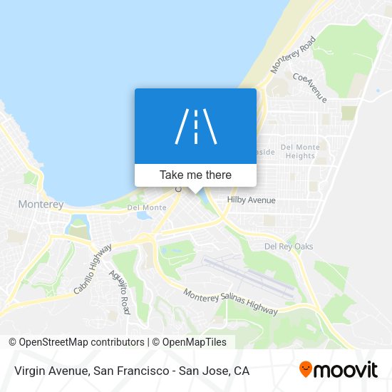 Mapa de Virgin Avenue