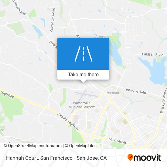 Mapa de Hannah Court