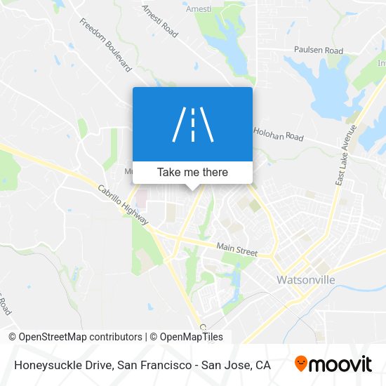 Honeysuckle Drive map