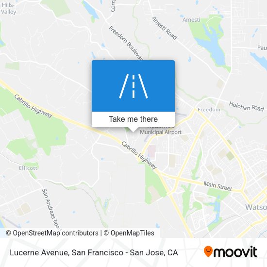 Mapa de Lucerne Avenue