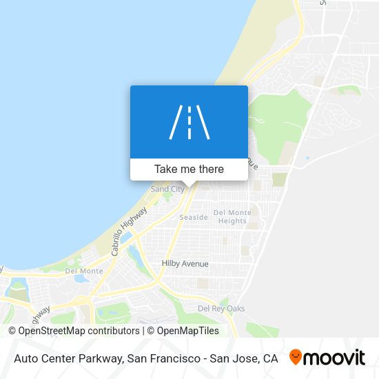 Auto Center Parkway map