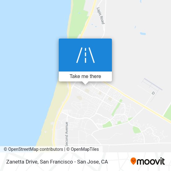Mapa de Zanetta Drive