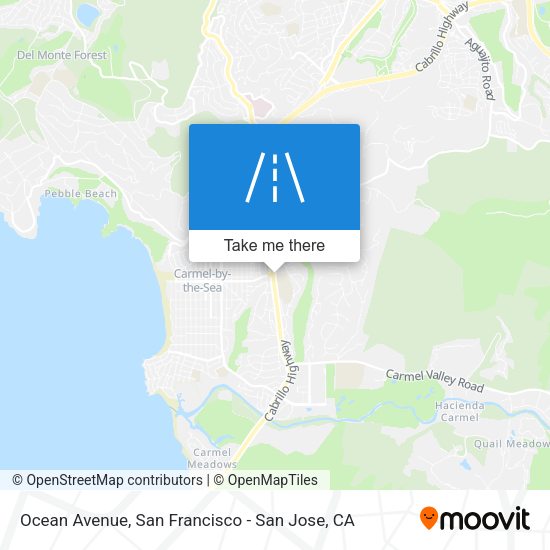 Mapa de Ocean Avenue