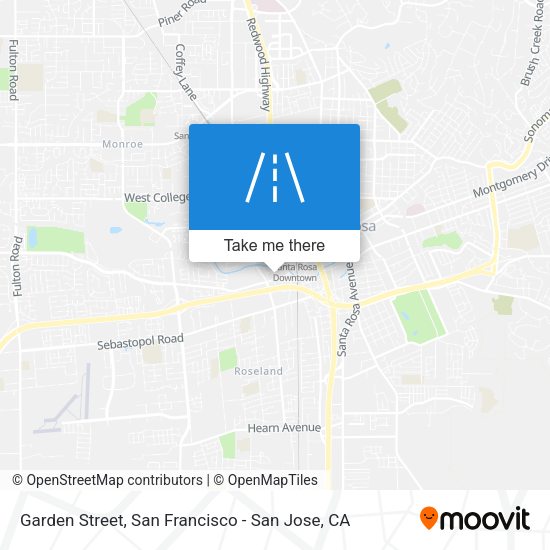 Mapa de Garden Street