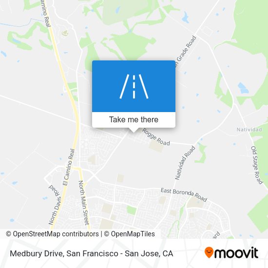 Mapa de Medbury Drive