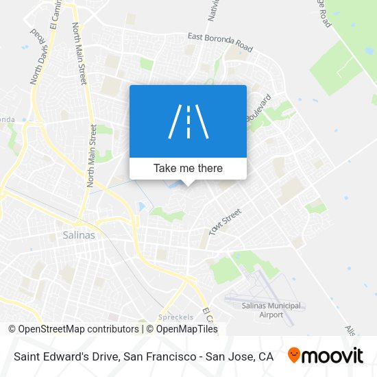 Saint Edward's Drive map