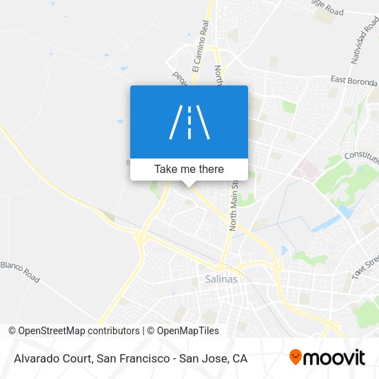 Alvarado Court map