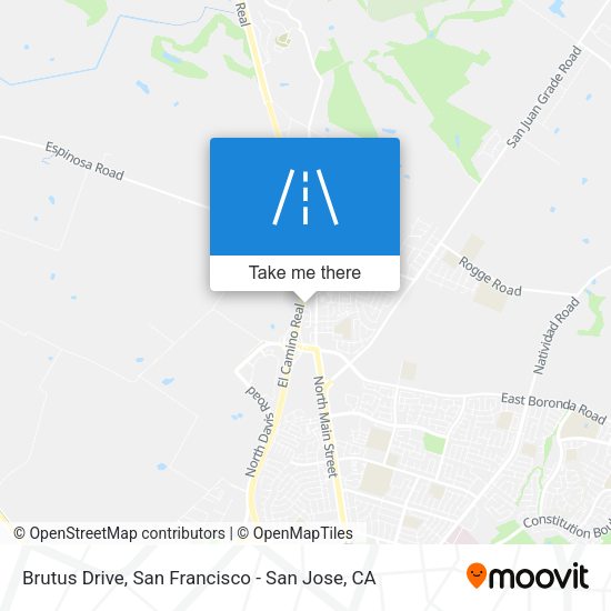 Brutus Drive map