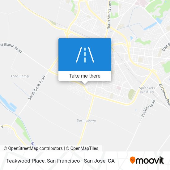 Mapa de Teakwood Place