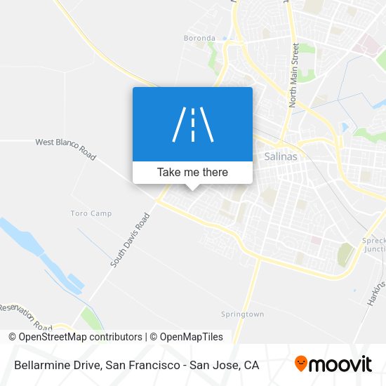 Bellarmine Drive map