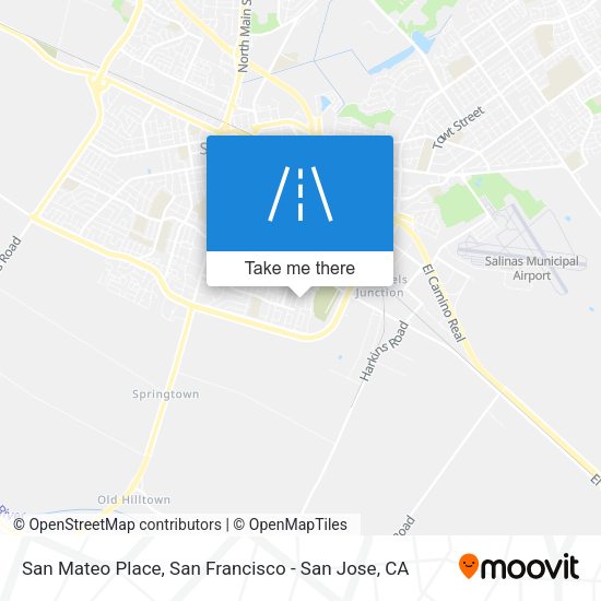 San Mateo Place map