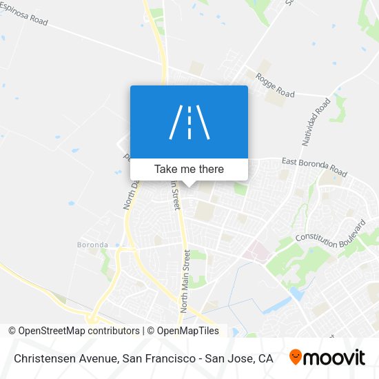 Mapa de Christensen Avenue