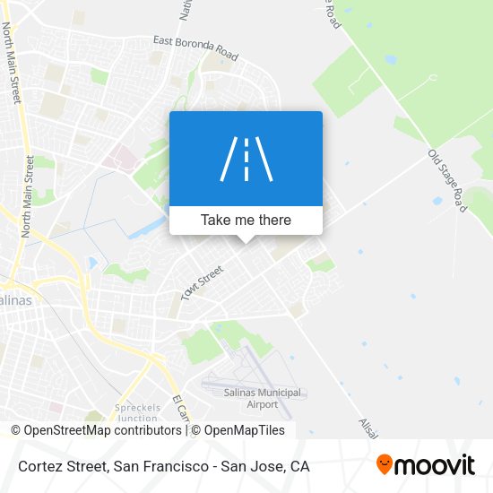 Mapa de Cortez Street