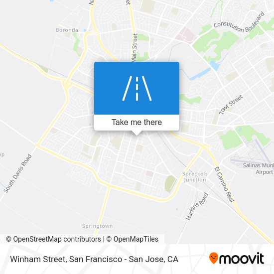 Mapa de Winham Street