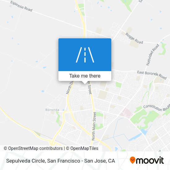 Sepulveda Circle map