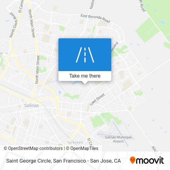 Saint George Circle map