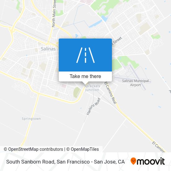 South Sanborn Road map